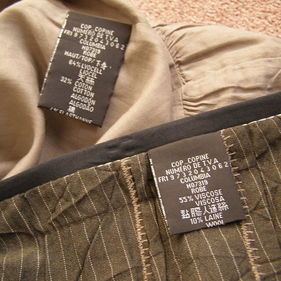 NEW RARE Cop Copine Peasant Dress Outfit M 8 Skirt Suspenders 3pc Boho Steampunk - Picture 12 of 13